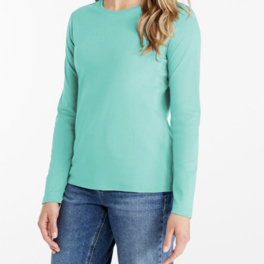 LL Bean Black Long Sleeve Tee